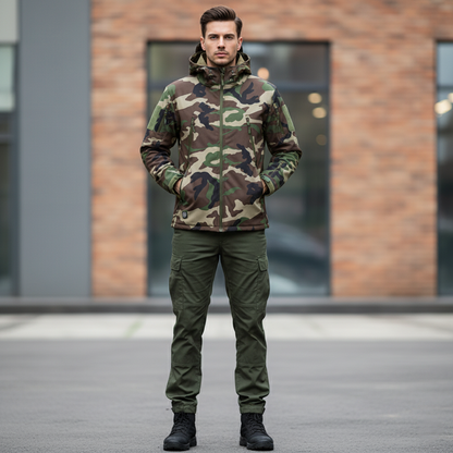 Waterproof Tactical Jacket with Adjustable Hood - Nocini