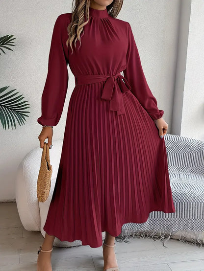 Flared Waist Midi Dress for Women
