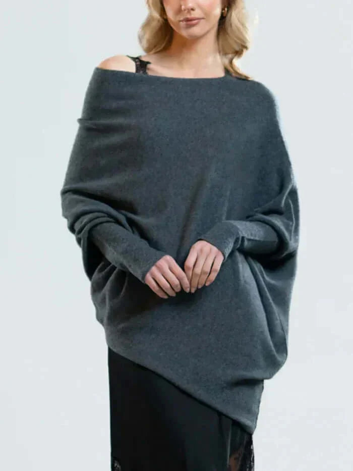 Women's Oversized Off Centre Sweater