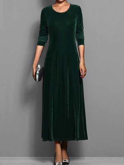 Luxurious Plush Evening Dress