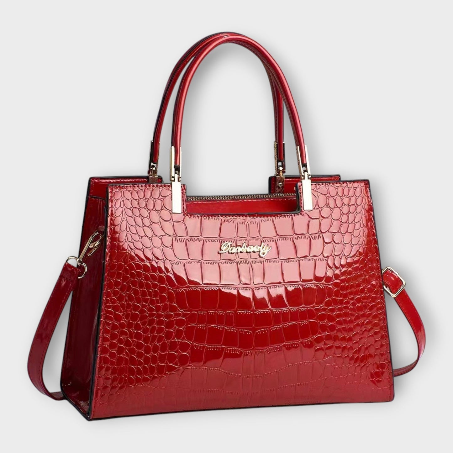 Shiny Alligator Print Fashion Purse