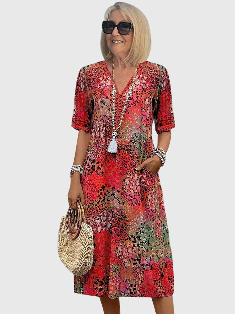 Elegant Party Midi Dress for Women