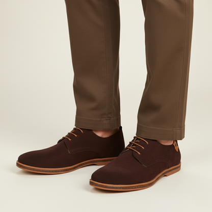 Luxury Suede Derby Style Shoes