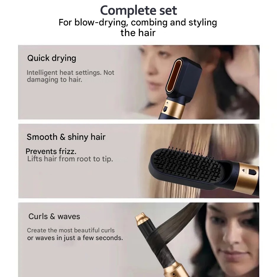 5-in-1 Multi Hair Styler with Ionic Technology - AuraStyle-Pro-Nora Luxe