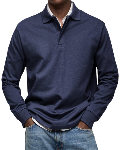 Classic Fit Men's Polo Shirt with Collar - Nocini