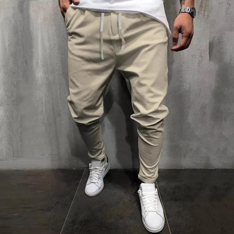Men's Slim Fit Jogger Pants Elastic Waist Casual Sport