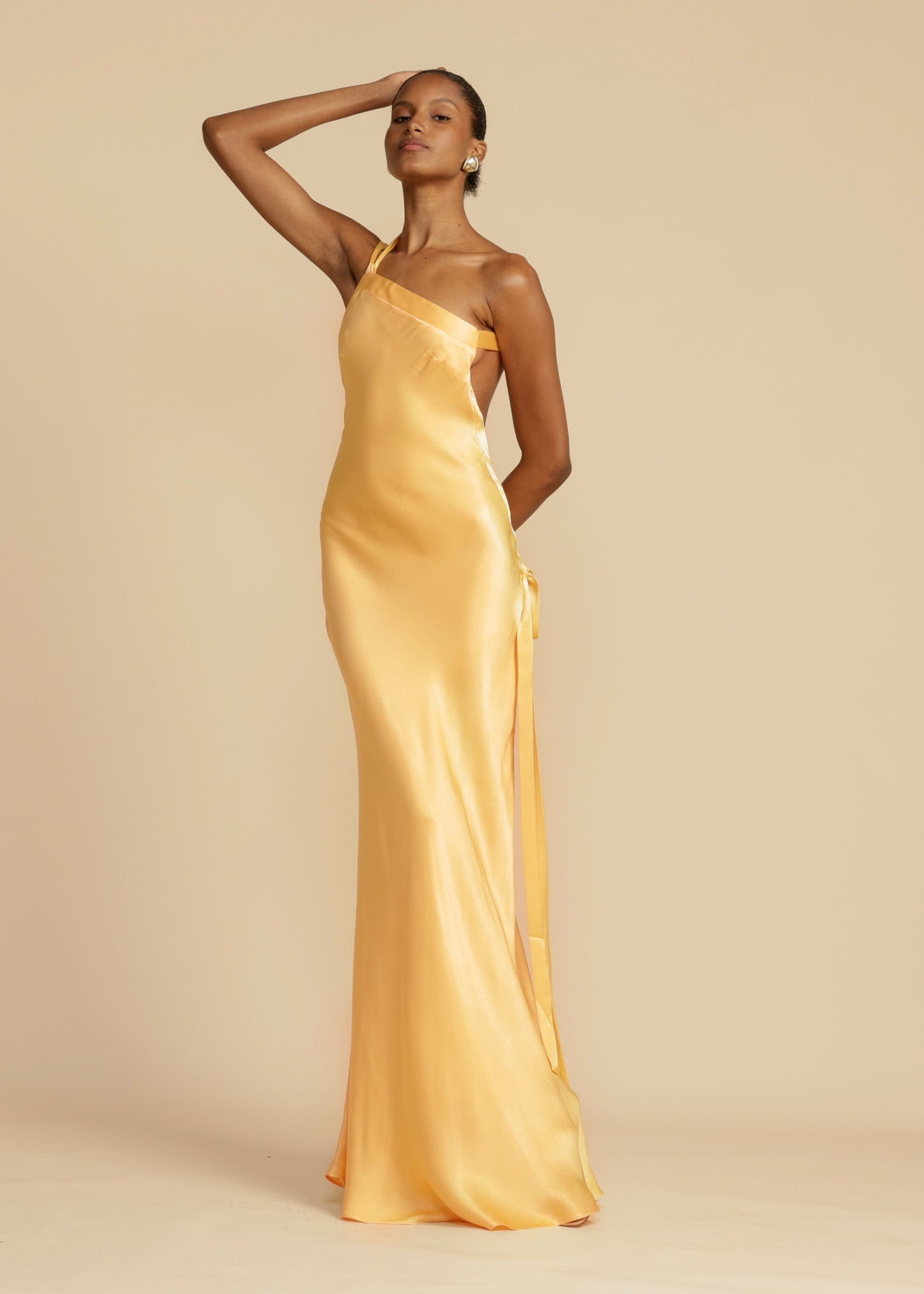 Elegant Women's One Shoulder Evening Dress