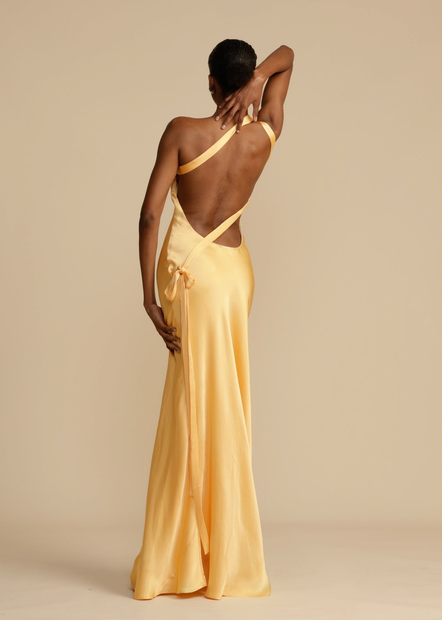 Elegant Women's One Shoulder Evening Dress