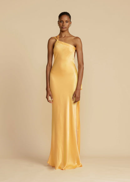 Elegant Women's One Shoulder Evening Dress