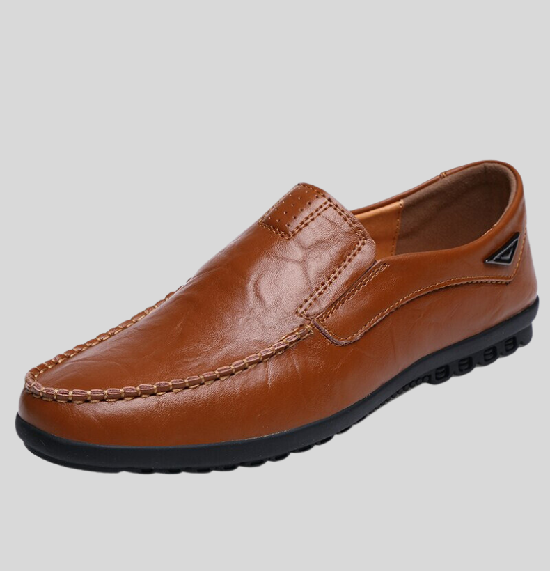Men's Slip On Leather Loafers Comfort Shoes