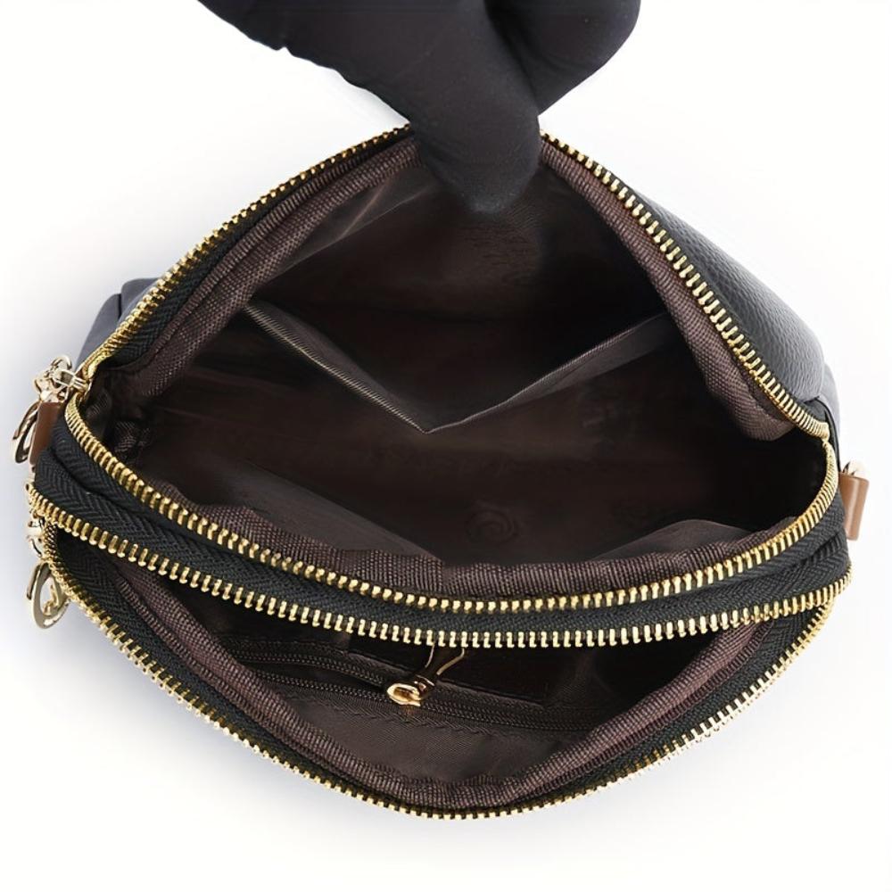 Stylish Faux Leather Small Shoulder Bag