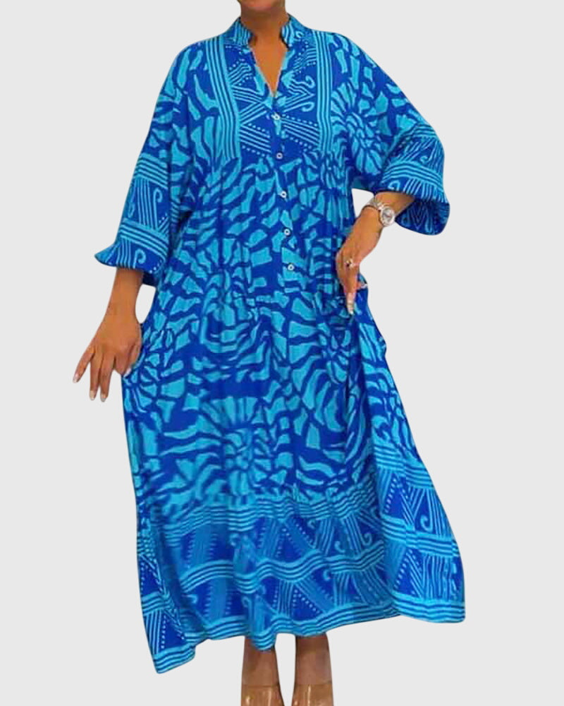 Mckinley | Long Dress With Floral Pattern