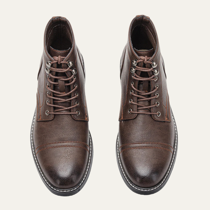 Tough Leather Men's Ankle Boots