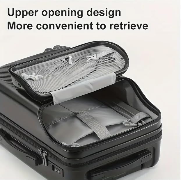 Durable Travel Carry-On with USB Charger & Lock