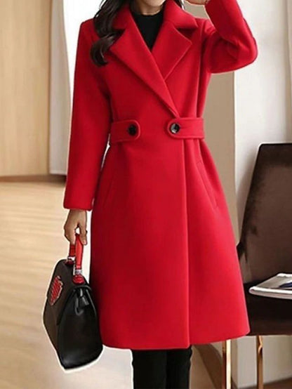 Ladies' Classic Fitted Winter Parka Coat