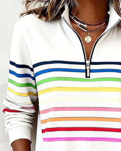 Classic Fit Women's Ribbed Sweatshirt