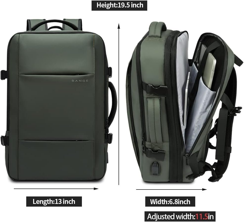 Spacious Water Resistant Travel Bag with Laptop Pocket