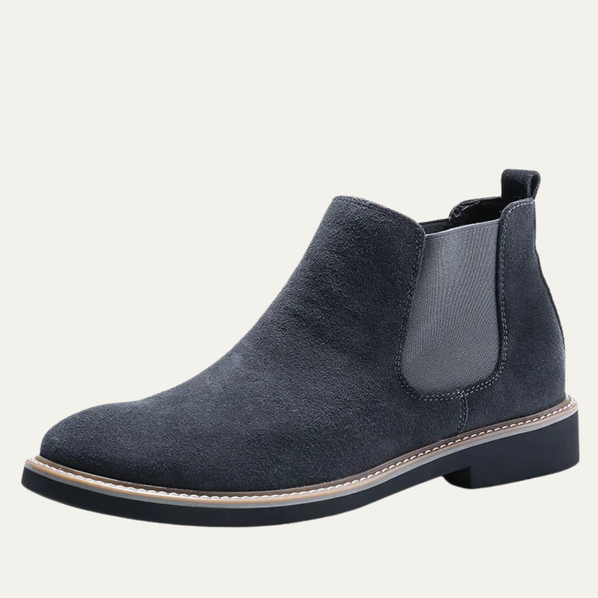 Luxury Mens Suede Chelsea Ankle Boots