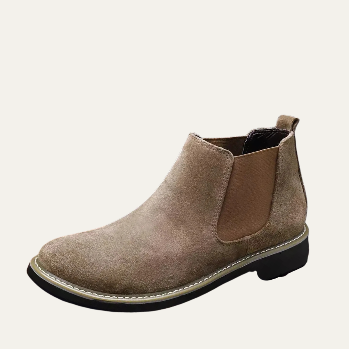Luxury Mens Suede Chelsea Ankle Boots