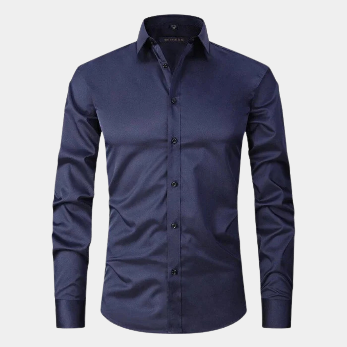 Slim Fit Stretch Dress Shirt for Men
