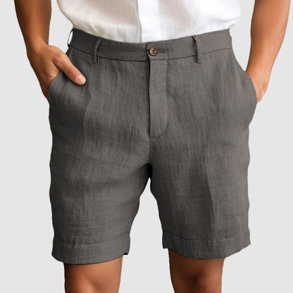 Relaxed Fit Summer Linen Shorts