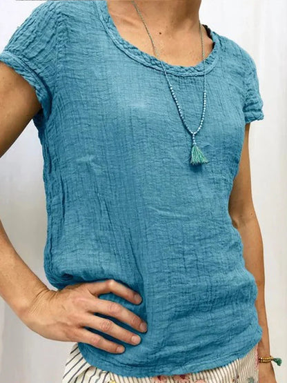 Soft Women's Short Sleeve Casual Tee