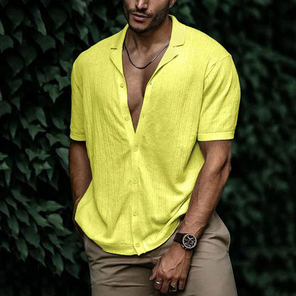 Casual Men's Summer Short Sleeve Shirt