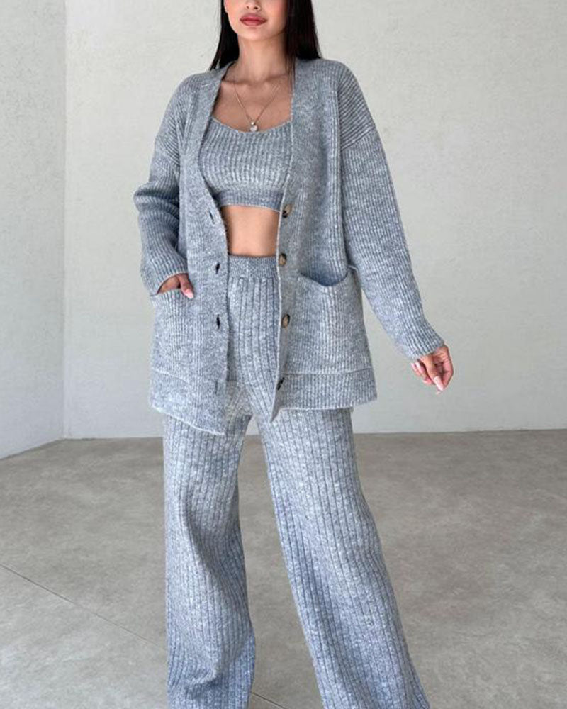 Cozy Women's Knit Lounge Wear Set