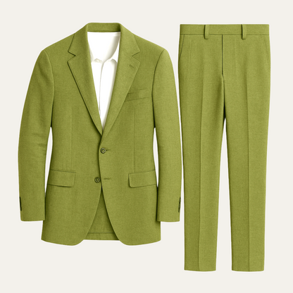 Classic Linen Business Suit