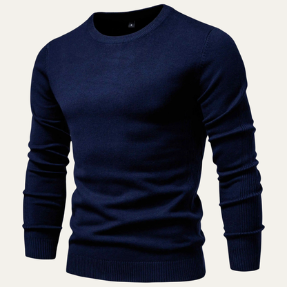 Warm Men's Knitted Crew Neck Winter Sweater