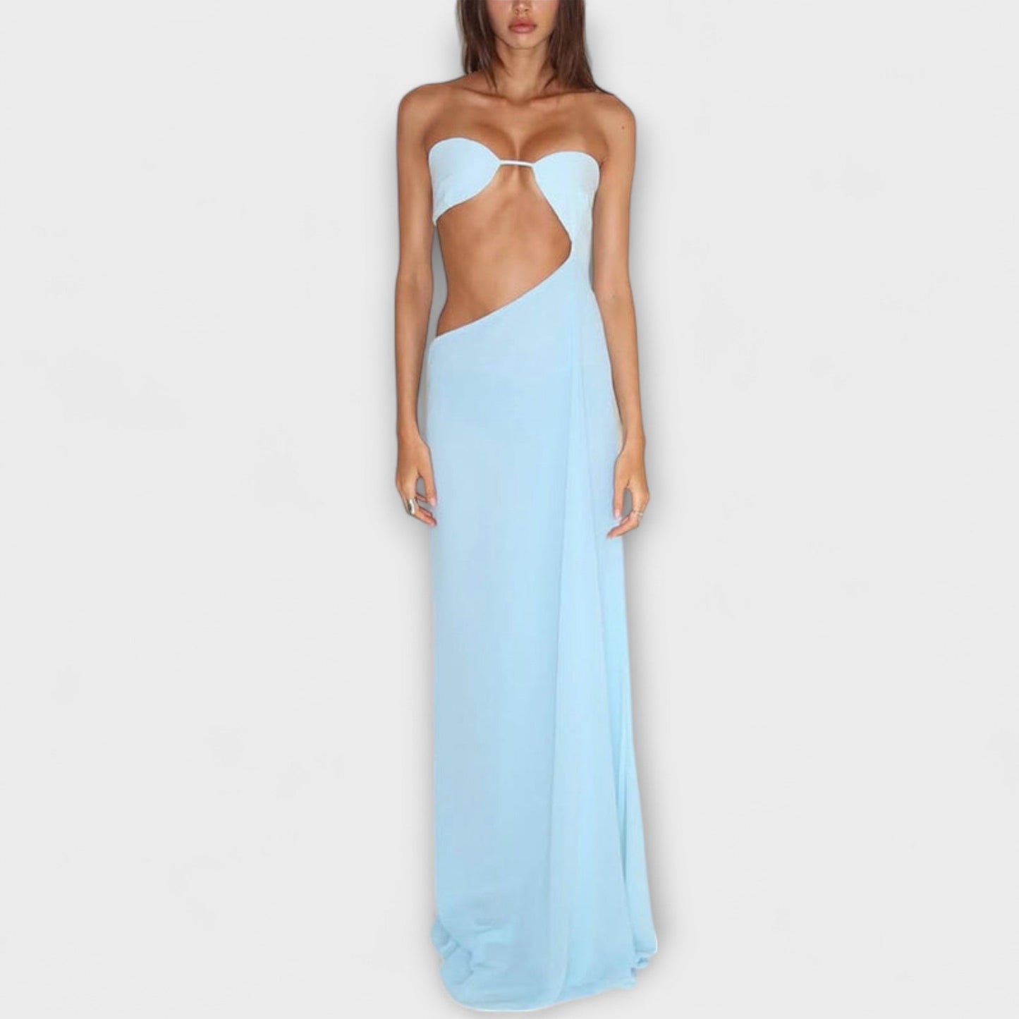 Elegant Strapless Formal Dress for Women