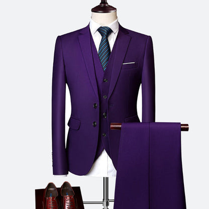 Stylish 3 Piece Slim Fit Suit for Men