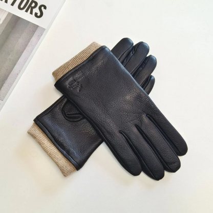Warm Men's Knit Winter Gloves