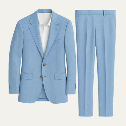 Classic Linen Business Suit