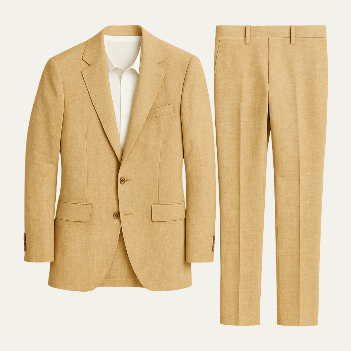Classic Linen Business Suit - Nocini
