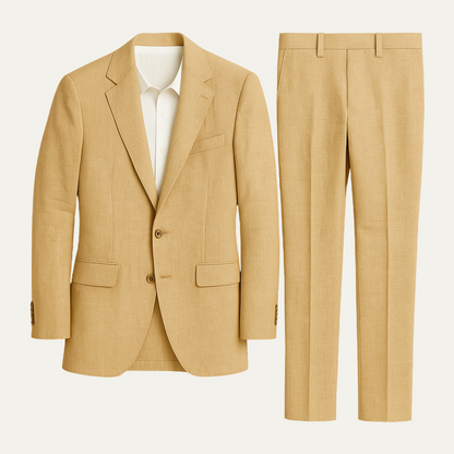 Classic Linen Business Suit - Nocini