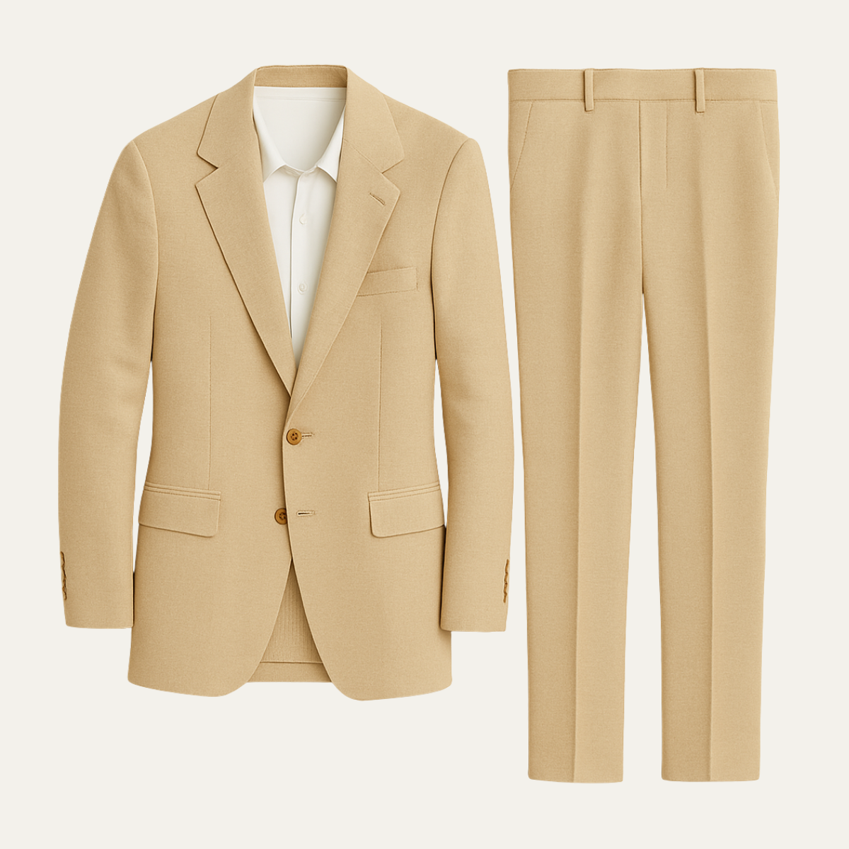 Classic Linen Business Suit