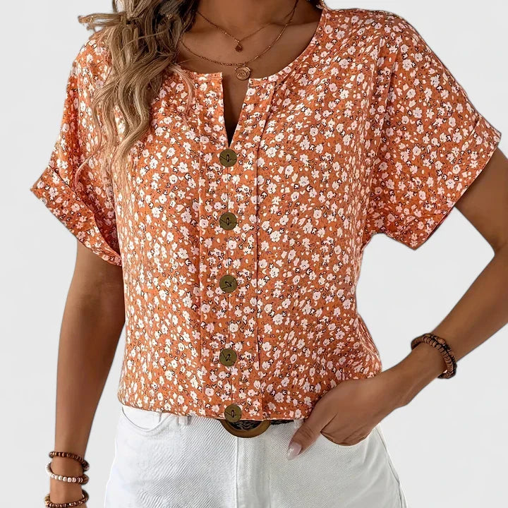 Relaxed Fit Soft Women's Blouse