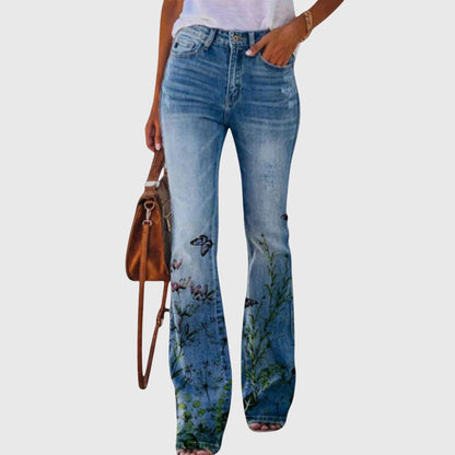 Floral Print Casual Pants