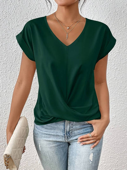 Casual Summer Short Sleeve Women's T Shirt