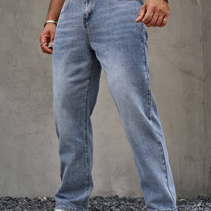 Classic Blue Jeans with Straight Fit - Olytrend
