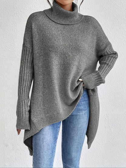 Soft Knitted Crew Neck Sweater