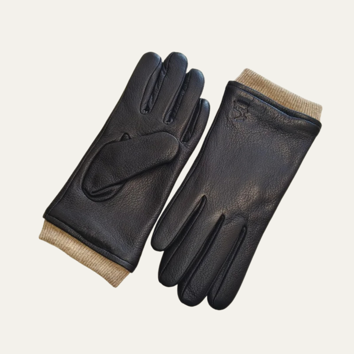 Warm Men's Knit Winter Gloves