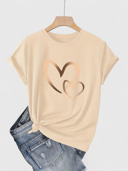 Soft Casual Short Sleeve Tee Shirt