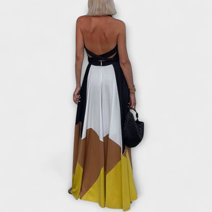 Elegant Floor Length Evening Maxi Dress