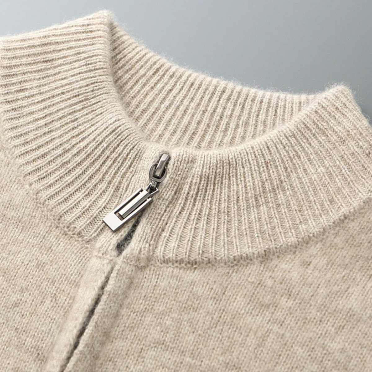 Premium Soft Men's Cashmere Wool Cardigan Sweater