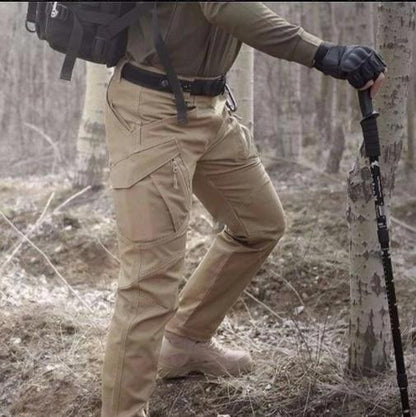 Practical Men's Work Pants with Zip Pockets