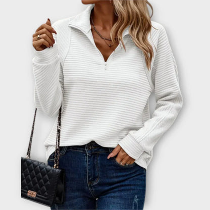 Women's Classic Half Zip Sweater