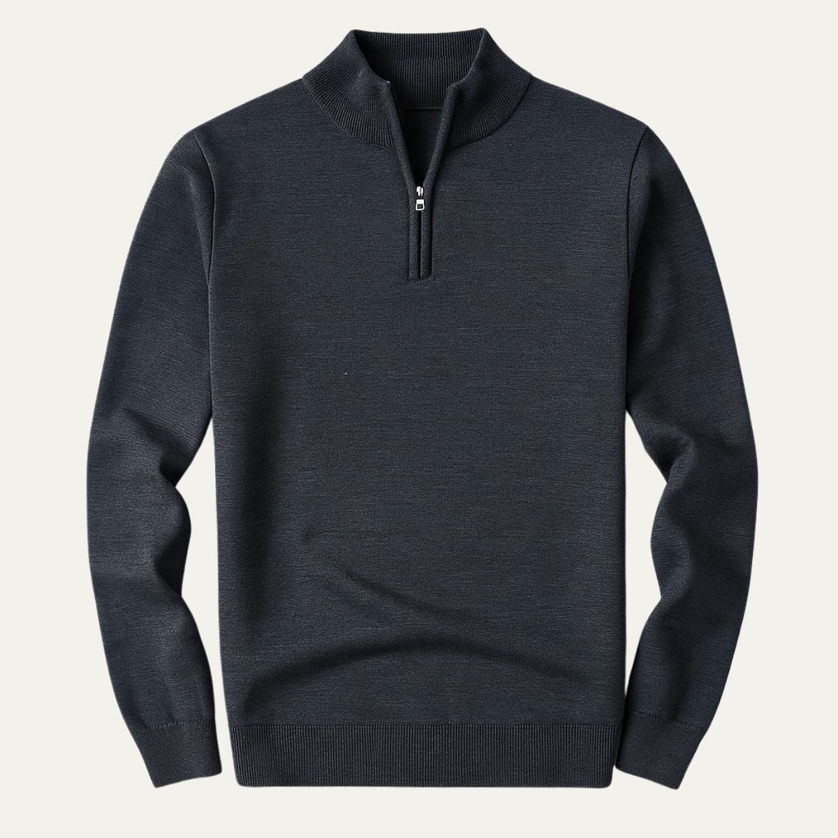 Men's Quarter Zip Fleece Pullover Sweater
