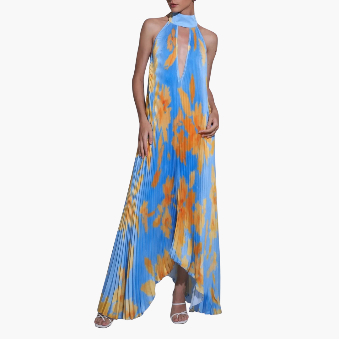 Flowy Floral Women's Summer Dress